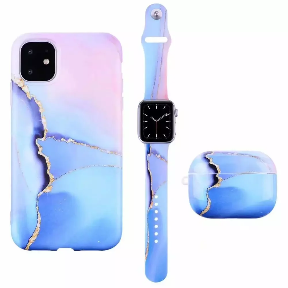 for Iphone 11 13 Pro Max 12 Mini Pro Fashionable Marble Pattern Phone Case Watch Band Strap 42/44mm Earphone Case for Airpods 1
for Iphone 11 13 Pro Max 12 Mini Pro Fashionable Marble Pattern Phone Case Watch Band Strap 42/44mm Earphone Case for Airpods 1