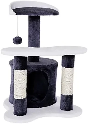 lionto Árbol rascador para Gatos Altura 65 cm, Gris/Blanco
lionto Árbol rascador para Gatos Altura 65 cm, Gris/Blanco