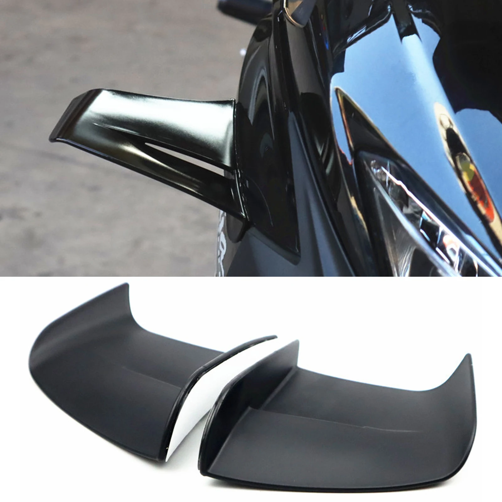 For Yamaha R3/R25 CFMOTO Motorcycle Universal Winglet Aerodynamic Spoiler Wing Kit with Adhesive Motorcycle Decoration Sticker
For Yamaha R3/R25 CFMOTO Motorcycle Universal Winglet Aerodynamic Spoiler Wing Kit with Adhesive Motorcycle Decoration Sticker