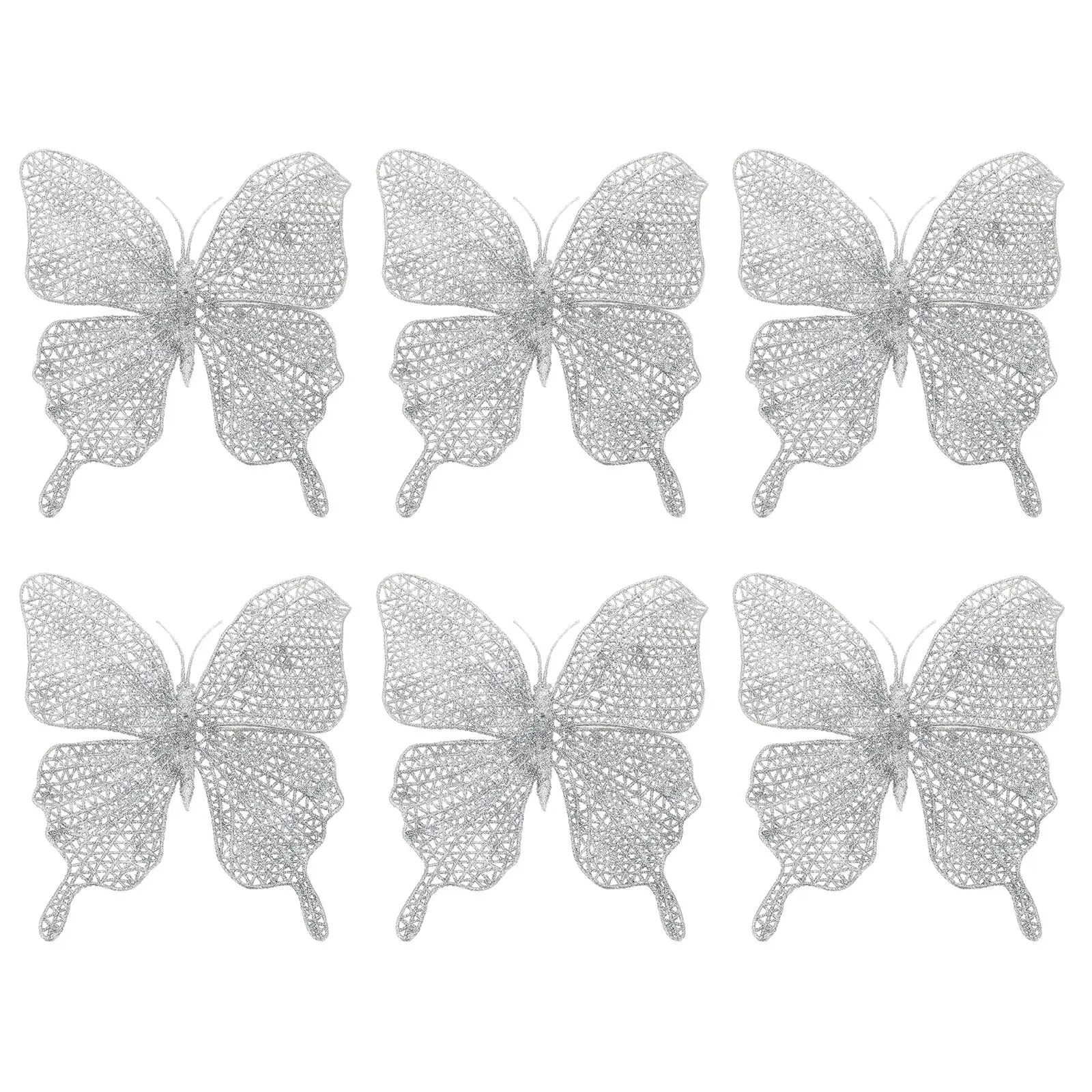 6Pcs DIY Glitter Powder Butterflies Christmas Tree Hanging Butterflies Decorations Hollow-Out Butterflies For DIY Making
6Pcs DIY Glitter Powder Butterflies Christmas Tree Hanging Butterflies Decorations Hollow-Out Butterflies For DIY Making
