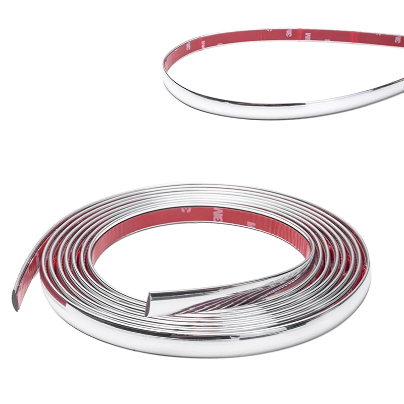 5M Car Chrome Moulding Styling Trim Sticker Auto Bumper Window Door Edge 6MM Flexible Decoration Strip Protector Guard
5M Car Chrome Moulding Styling Trim Sticker Auto Bumper Window Door Edge 6MM Flexible Decoration Strip Protector Guard