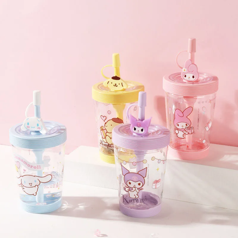 Кавайная 535 мл мультяшная чашка для воды Kuromi My Melody Cinnamoroll Pom Purin Sanrio чашка для воды из ABS Милая соломенная чашка игрушки для девочек
Кавайная 535 мл мультяшная чашка для воды Kuromi My Melody Cinnamoroll Pom Purin Sanrio чашка для воды из ABS Милая соломенная чашка игрушки для девочек