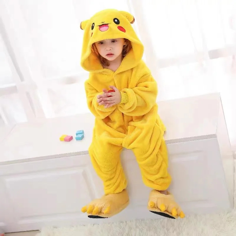 Pokemon Kids Costume Pikachu Sleepwear One-Piece Suit Long-Sleeved Winter Soft Role-Playing Home Casual Clothing Christmas Gifts
Pokemon Kids Costume Pikachu Sleepwear One-Piece Suit Long-Sleeved Winter Soft Role-Playing Home Casual Clothing Christmas Gifts