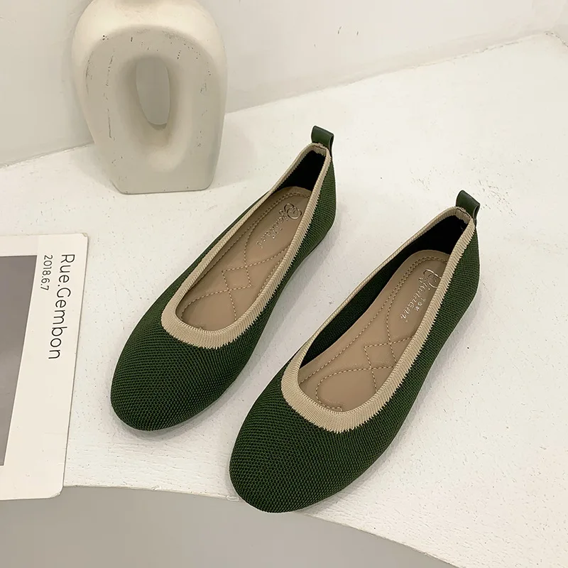 Elegant Women Ballet Flats Shoes Slip on Round Toe Ballerina Comfortable Ladies Casual Shoes Plus Size 43 Zapatos De Mujer
Elegant Women Ballet Flats Shoes Slip on Round Toe Ballerina Comfortable Ladies Casual Shoes Plus Size 43 Zapatos De Mujer