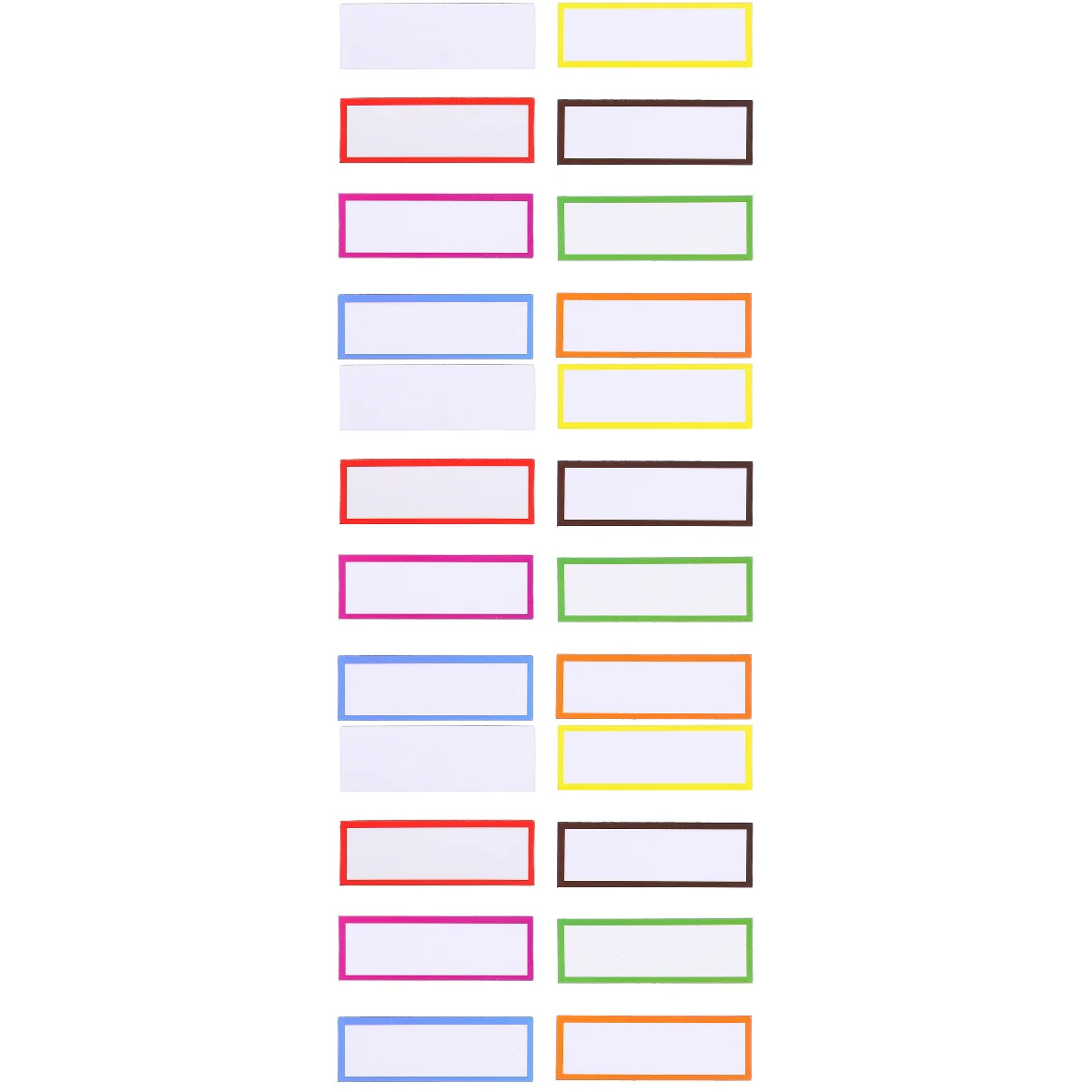 120 Pcs Magnetic Labels Name Tag Plate Tags Fridge Notepads Erasable Dry Erase Stickers Office
120 Pcs Magnetic Labels Name Tag Plate Tags Fridge Notepads Erasable Dry Erase Stickers Office