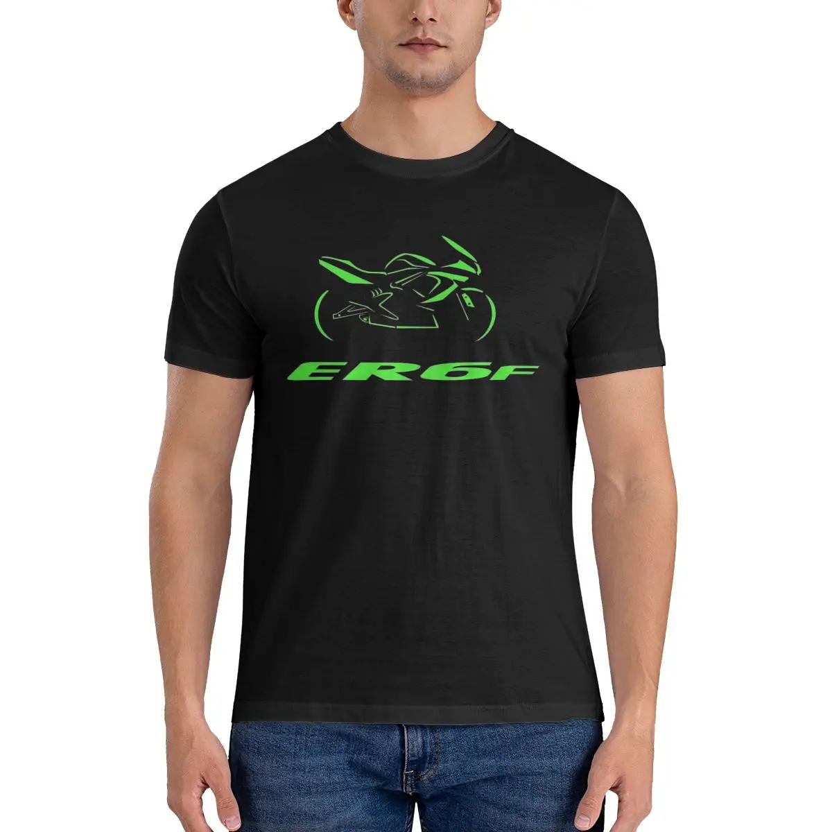 Kawasaki ER6F Fashion T Shirt Printed Cotton Men's Motorcycle T-Shirt Men Tops Funny Short Sleeve Tee
Kawasaki ER6F Fashion T Shirt Printed Cotton Men's Motorcycle T-Shirt Men Tops Funny Short Sleeve Tee