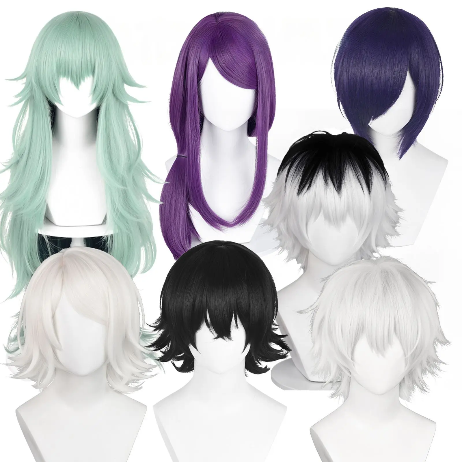 Аниме Токийский Гуль Канеки Кен Косплей Парик Сасаки Хайсе Волосы Juzo Suzuya Touka Kirishima