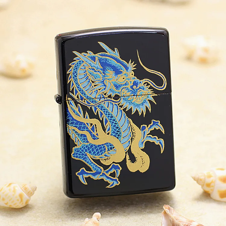 Genuine Zippo Cyan dragon oil lighter copper windproof cigarette Kerosene lighters Gift with anti-counterfeiting code
Genuine Zippo Cyan dragon oil lighter copper windproof cigarette Kerosene lighters Gift with anti-counterfeiting code