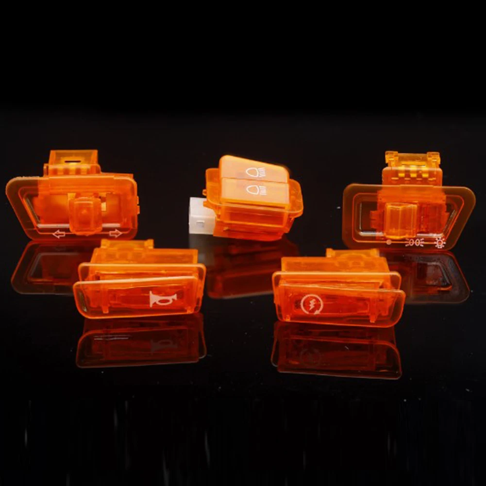 New And Nice Qulity Switch Button Starter Turn Signal Switch 5pcs Copper Head Light Switch Orange/Green/Red / Blue
New And Nice Qulity Switch Button Starter Turn Signal Switch 5pcs Copper Head Light Switch Orange/Green/Red / Blue