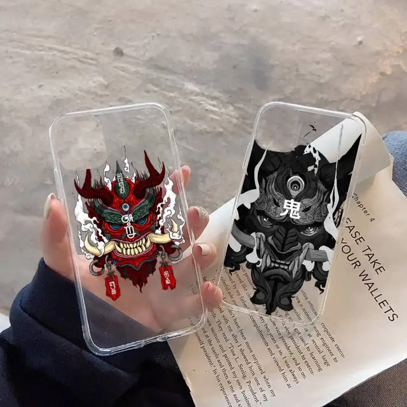 Samurai Oni Mask Phone Case Transparent soft For iphone 11 13 12 14 x xs xr pro max mini
Samurai Oni Mask Phone Case Transparent soft For iphone 11 13 12 14 x xs xr pro max mini