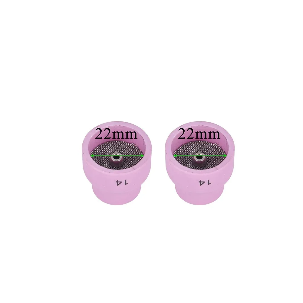 2pcs Argon Tungsten Arc Welding Ceramic Cup Strainer Mesh Gas Lens Holder Suitable For WP9/17/18/20/26 Anti-arc Welding Guns
2pcs Argon Tungsten Arc Welding Ceramic Cup Strainer Mesh Gas Lens Holder Suitable For WP9/17/18/20/26 Anti-arc Welding Guns