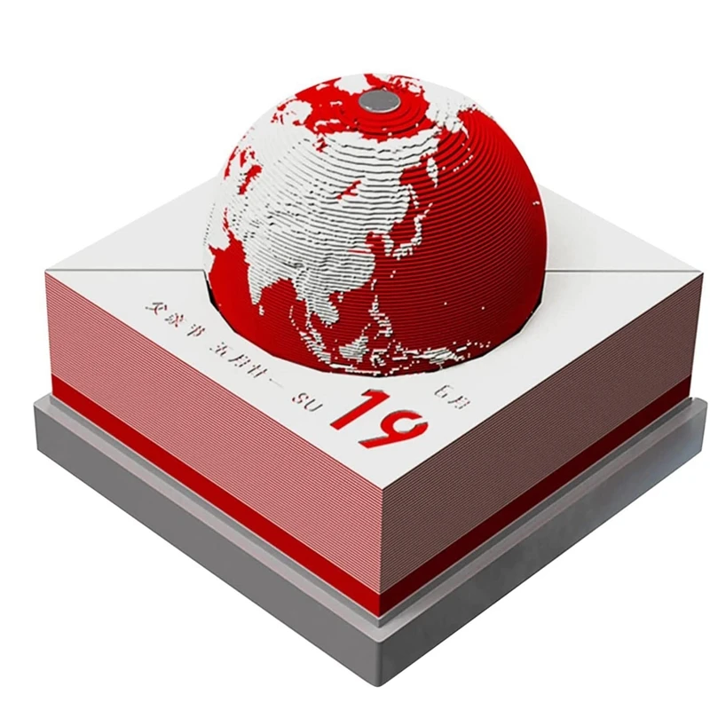 2022 3D Earth Calendar Memo Pad Innovative 3D Paper Sculpture Calendar Art Earth Model Desk Calendar
2022 3D Earth Calendar Memo Pad Innovative 3D Paper Sculpture Calendar Art Earth Model Desk Calendar