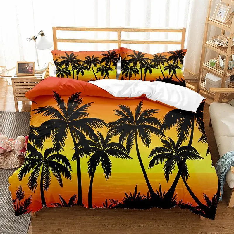 2-piece 3D High-definition Bedding Set Large Down Duvet Cover Pillowcase Bed Sheet American Double Bedroom Seaside Coconut Tree
2-piece 3D High-definition Bedding Set Large Down Duvet Cover Pillowcase Bed Sheet American Double Bedroom Seaside Coconut Tree