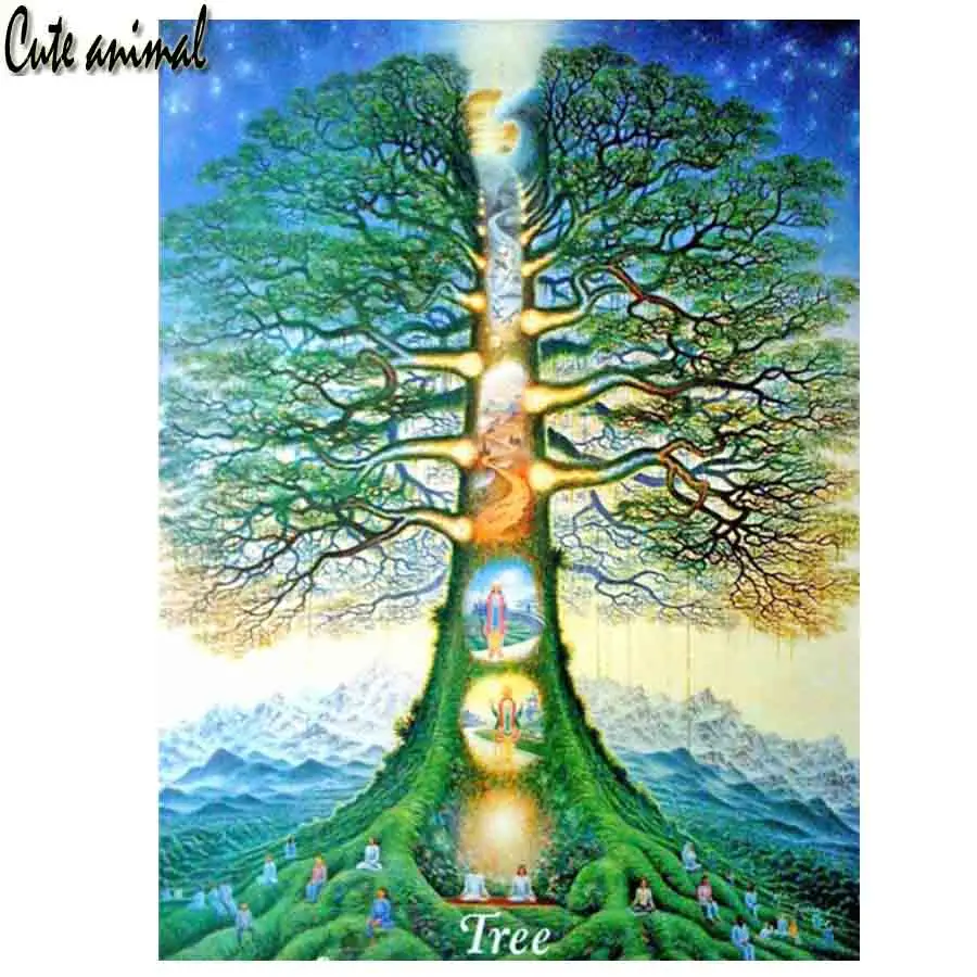 DIY 5D Diamond Painting Tree of Life Religion Heaven Scenery Diamond Embroidery Rhinestone Jesus Pictures Cross Stitch Decor
DIY 5D Diamond Painting Tree of Life Religion Heaven Scenery Diamond Embroidery Rhinestone Jesus Pictures Cross Stitch Decor