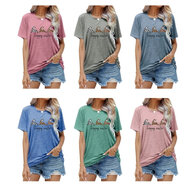 Женская футболка с коротким рукавом и круглым вырезом, с принтом
Женская футболка с коротким рукавом и круглым вырезом, с принтом