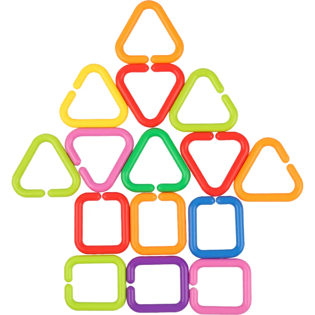 Hanging Stroller Ring Toy Geometric Chain Buckle Infant Developmental Toys Baby Link Rings 
Hanging Stroller Ring Toy Geometric Chain Buckle Infant Developmental Toys Baby Link Rings