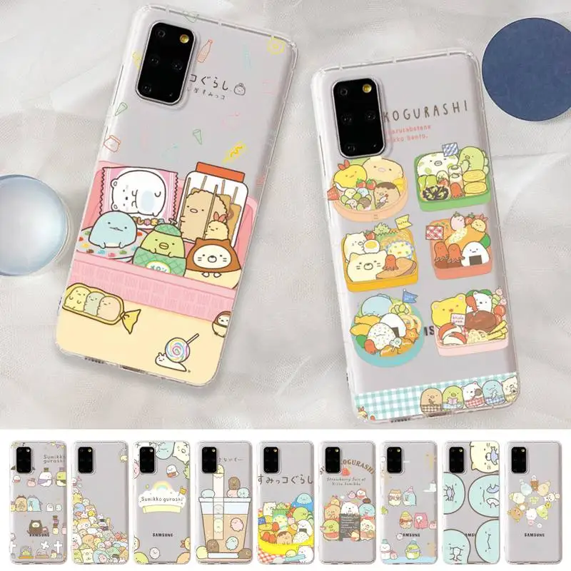 Kawaii sumikko gurashi Phone Case for Samsung A51 A52 A71 A12 for Redmi 7 9 9A for Huawei Honor8X 10i Clear Case
Kawaii sumikko gurashi Phone Case for Samsung A51 A52 A71 A12 for Redmi 7 9 9A for Huawei Honor8X 10i Clear Case