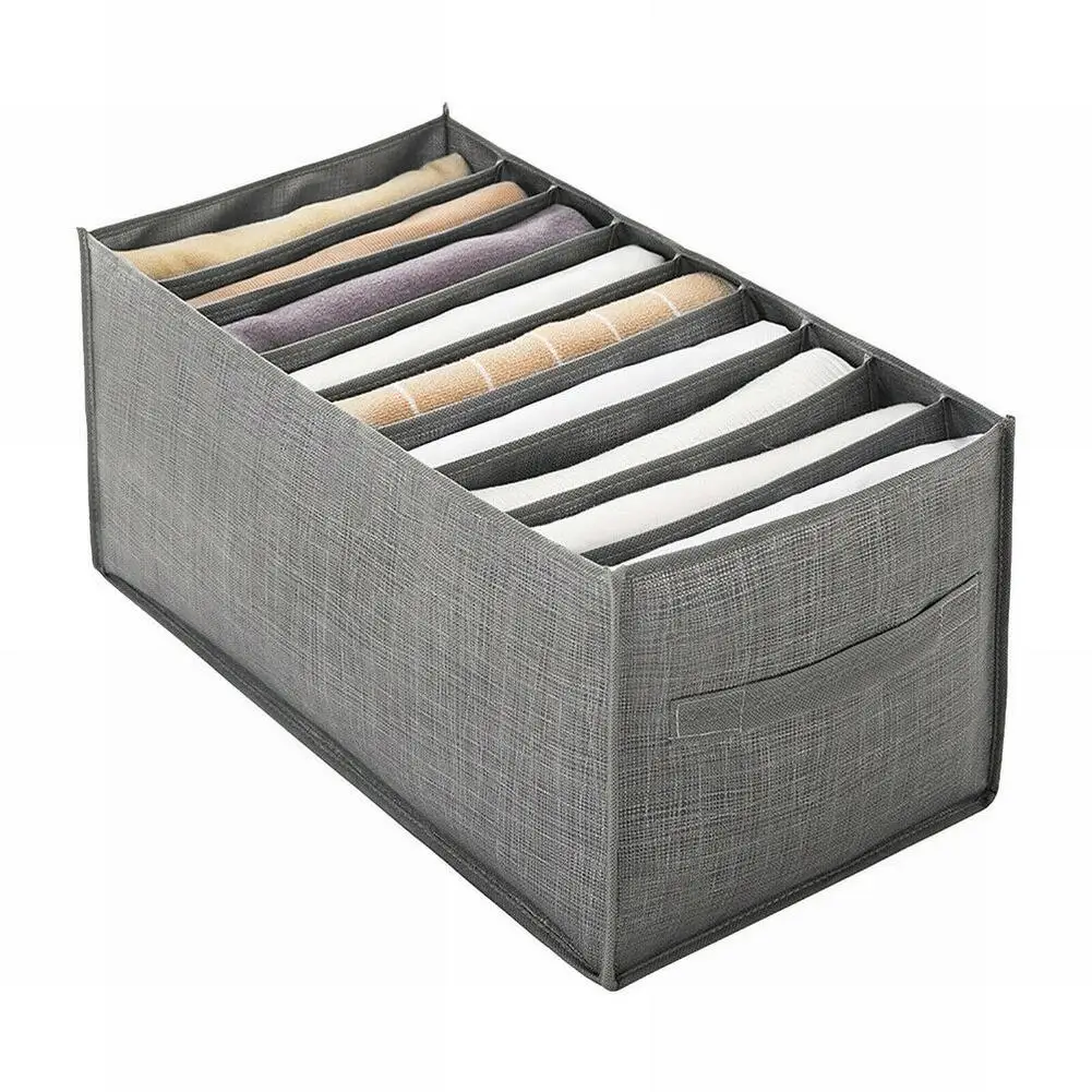 2PCS Wardrobe Clothes Organizer Jeans Compartment Storage Box Foldable Drawer Divider Closet Mesh Separation Box Stacking Pants
2PCS Wardrobe Clothes Organizer Jeans Compartment Storage Box Foldable Drawer Divider Closet Mesh Separation Box Stacking Pants