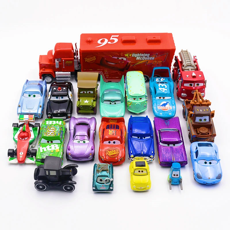 Disney Pixar Cars 3 Cargo Truck Toys Set Lightning McQueen 1:55 Diecast Jackson Metal Alloy Model Children's Birthday Gift Boy 
Disney Pixar Cars 3 Cargo Truck Toys Set Lightning McQueen 1:55 Diecast Jackson Metal Alloy Model Children's Birthday Gift Boy