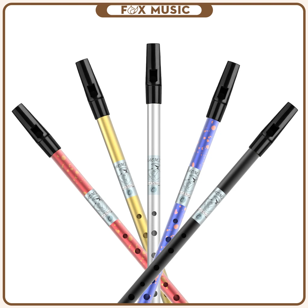 Irish Whistle Aluminum Alloy Penny Whistle 6-holes Flute England Flageolet Woodwind Instrument For Beginner Use
Irish Whistle Aluminum Alloy Penny Whistle 6-holes Flute England Flageolet Woodwind Instrument For Beginner Use