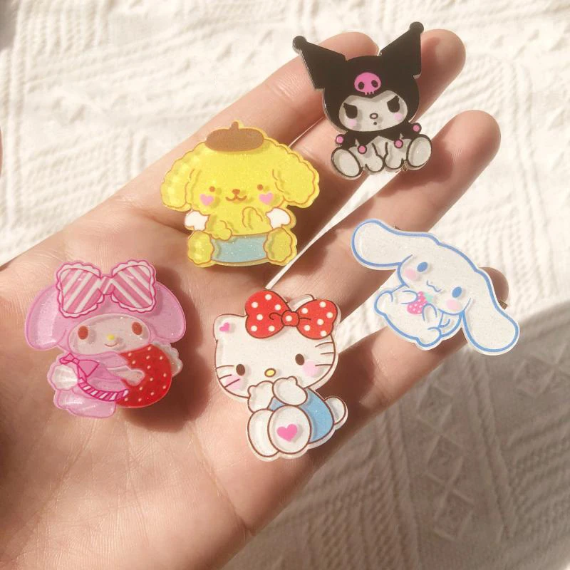 Hair Clip Sanrio Kt Cat Baby Headwear Anime Figure Kawaii Doll Blingbling Clip Kuromi Cinnamoroll Decorate Beauty Gifts for Girl
Hair Clip Sanrio Kt Cat Baby Headwear Anime Figure Kawaii Doll Blingbling Clip Kuromi Cinnamoroll Decorate Beauty Gifts for Girl