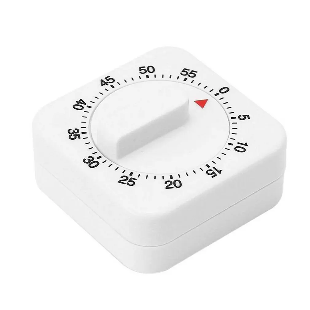Mini 60 Minutes Kitchen Timer Count Down Alarm Reminder White Square Mechanical Timer Home Baking Tools
Mini 60 Minutes Kitchen Timer Count Down Alarm Reminder White Square Mechanical Timer Home Baking Tools