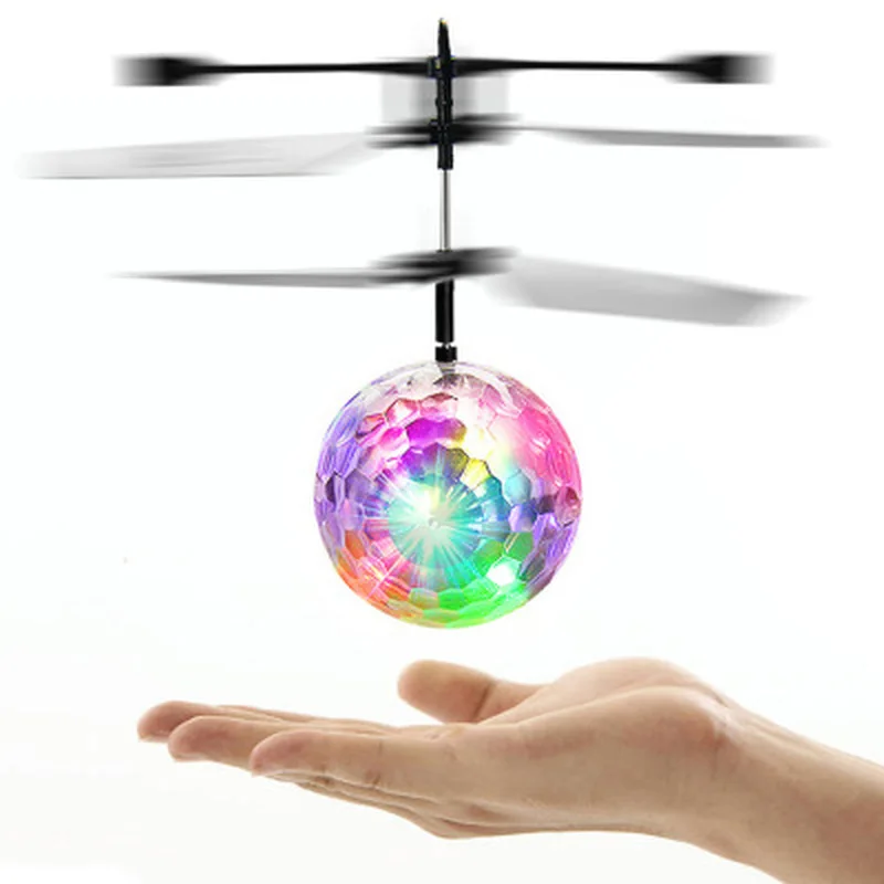 

Flying Ball LED Luminous Kid Flight Balls Electronic Infrared Induction Aircraft Remote Control Toys Magic Sensing Helicopter