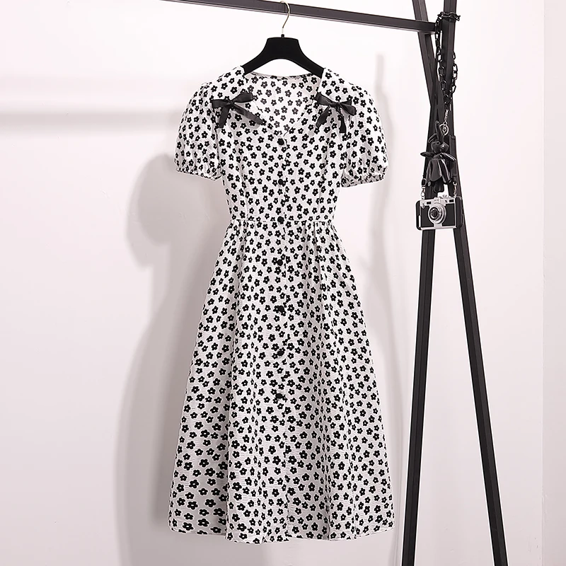 Office Ladies French Elegant Black Long Dresses For Women V neck flower print High Waist Bandage Vestidos 4XL Dresses
Office Ladies French Elegant Black Long Dresses For Women V neck flower print High Waist Bandage Vestidos 4XL Dresses