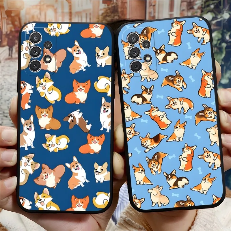 Cute Jolly Corgis Phone Case Funda For Samsung S22 S21 S20 S30 S9 S10 S8 S7 S6 Pro Plus Edge Ultra Fe Silicone Soft Cover
Cute Jolly Corgis Phone Case Funda For Samsung S22 S21 S20 S30 S9 S10 S8 S7 S6 Pro Plus Edge Ultra Fe Silicone Soft Cover