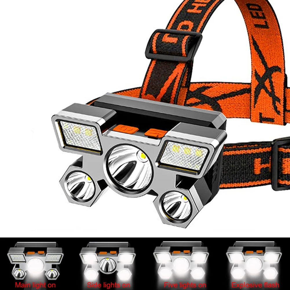 Portable LED Headlamp Waterproof Headlight Flashlight Outdoor Cycling Climbing Fishing Working Lighting Tools
Portable LED Headlamp Waterproof Headlight Flashlight Outdoor Cycling Climbing Fishing Working Lighting Tools