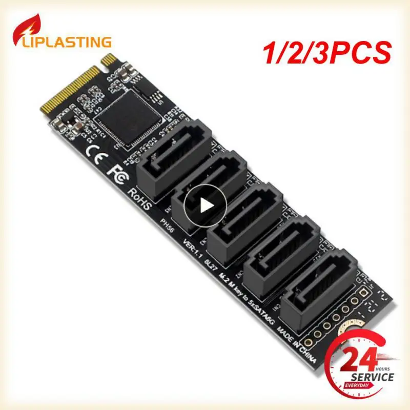 1/2/3 шт. новейший M.2 ключ JMB585 для NVME конвертер с кабелем SATAIII M.2 (PCIe 3,0) на 5 портов SATA III 6G SSD адаптер карта
1/2/3 шт. новейший M.2 ключ JMB585 для NVME конвертер с кабелем SATAIII M.2 (PCIe 3,0) на 5 портов SATA III 6G SSD адаптер карта
