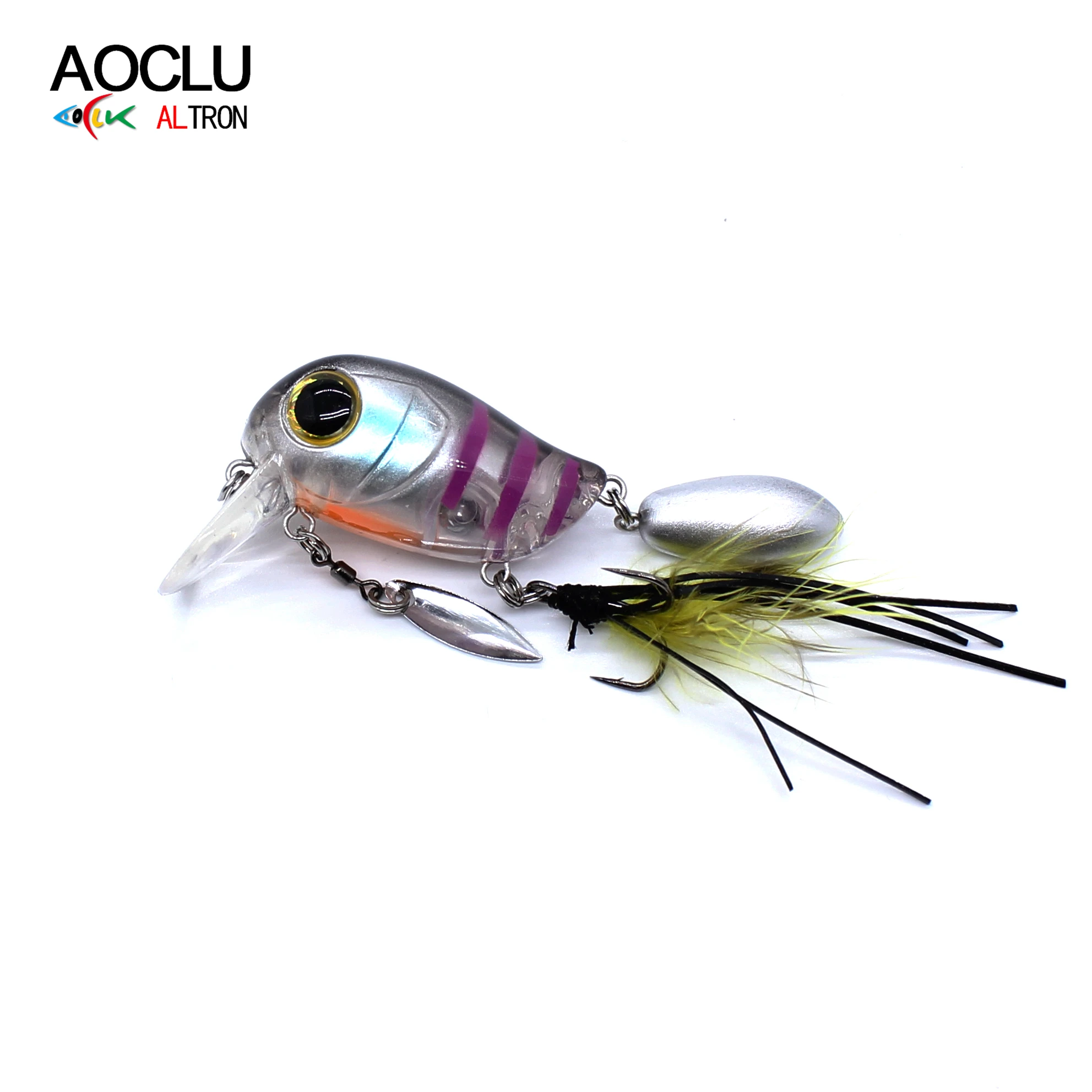 

AOCLU воблеры супер качество 6 цветов 40 мм 8,1 г плавающая верхняя вода жесткая приманка гольян Шад кренкбейт рыболовная приманка Снасть