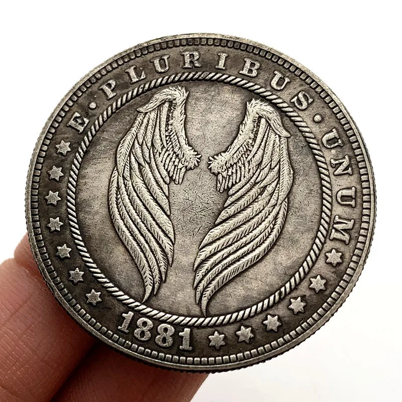 Antique Angel's Wings Collectible Coins Wanderer American Commemorative Coins Home Decor Souvenirs Crafts Art Collection Gifts
Antique Angel's Wings Collectible Coins Wanderer American Commemorative Coins Home Decor Souvenirs Crafts Art Collection Gifts