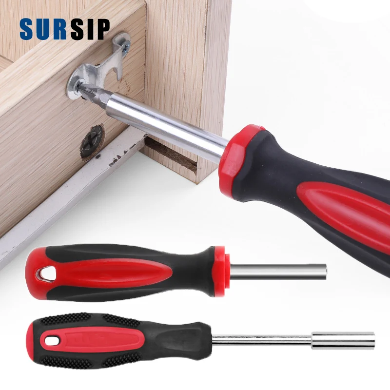 1/4 Inch 6.35mm Head Screwdriver Handle Multifunctional Chrome Vanadium Steel Sleeve Driver Bit-Holder Ratchet Socket Bit Driver
1/4 Inch 6.35mm Head Screwdriver Handle Multifunctional Chrome Vanadium Steel Sleeve Driver Bit-Holder Ratchet Socket Bit Driver