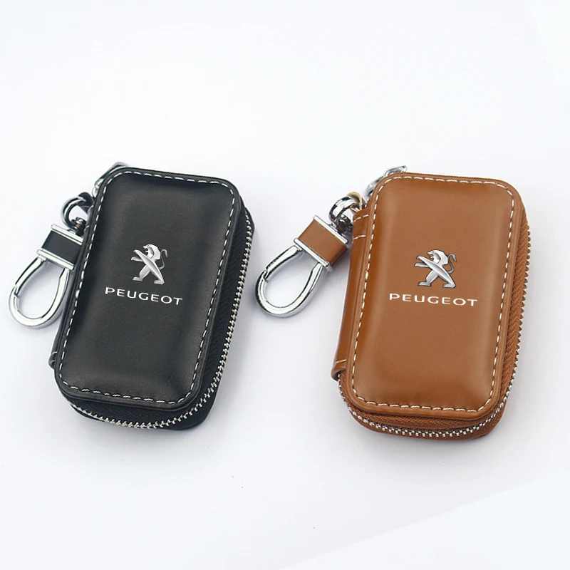 Leather Car Key Wallet Zipper Keys Organizer Fashion Men Keychain Case For Peugeot 308 206 3008 307 205 207 208 107 106 807 4008
Leather Car Key Wallet Zipper Keys Organizer Fashion Men Keychain Case For Peugeot 308 206 3008 307 205 207 208 107 106 807 4008
