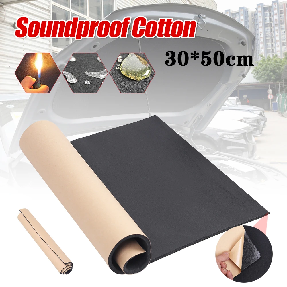 30x50 Cm Car Sound Insulation Cotton 3/5/6/10mm Thick Sound-Absorbing Foam Insulation Cotton Car Trunk Sound Insulation Cotton
30x50 Cm Car Sound Insulation Cotton 3/5/6/10mm Thick Sound-Absorbing Foam Insulation Cotton Car Trunk Sound Insulation Cotton