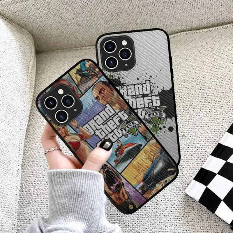 RuiCaiCa Grand Theft Auto V GTA5 Phone Case Hard Leather Case for iPhone 11 12 13 Mini Pro Max 8 7 Plus SE 2020 X XR XS Coque
RuiCaiCa Grand Theft Auto V GTA5 Phone Case Hard Leather Case for iPhone 11 12 13 Mini Pro Max 8 7 Plus SE 2020 X XR XS Coque