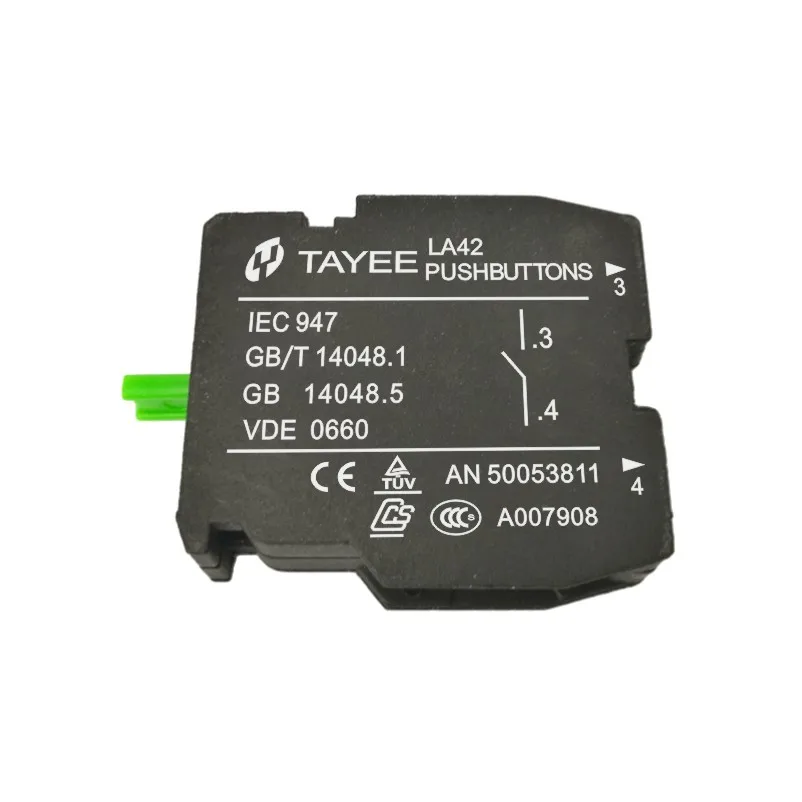 Контакты кнопочного переключателя для LA42 NO/NC 2NO TAYEE, 1 шт.
Контакты кнопочного переключателя для LA42 NO/NC 2NO TAYEE, 1 шт.