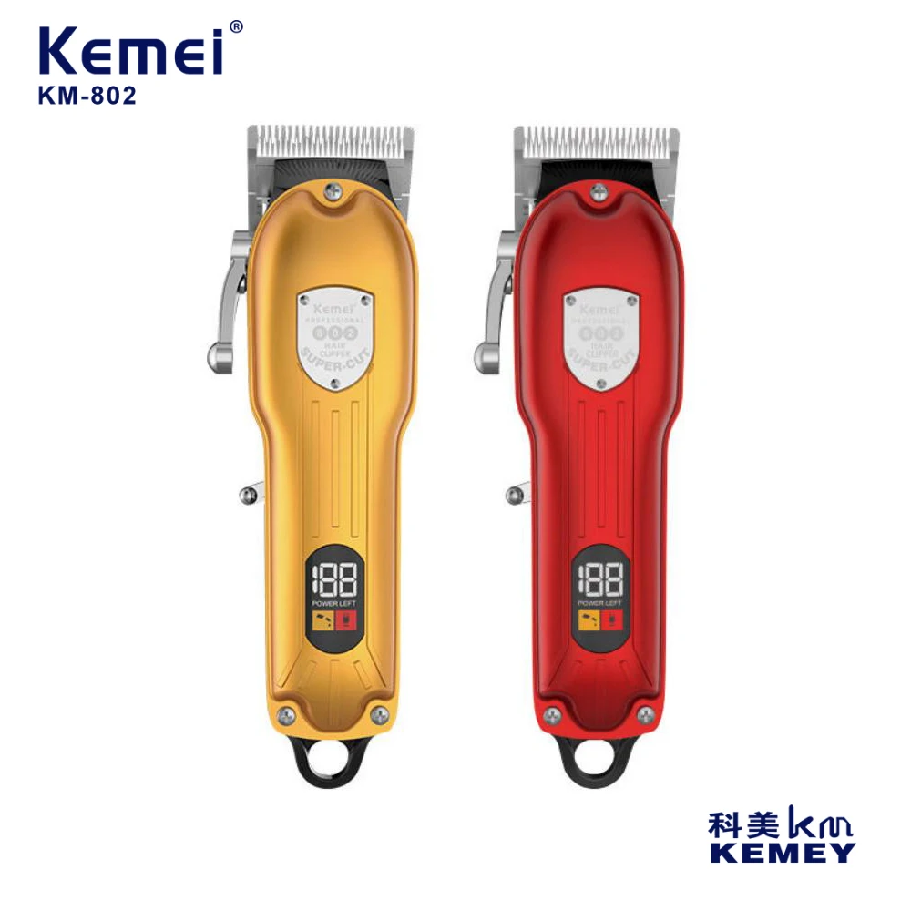 Kemei Professional Hair Trimmer Machine for Men Electric Hair Clipper High Power Rechargeable Hair Cutting Machine KM-802
Kemei Professional Hair Trimmer Machine for Men Electric Hair Clipper High Power Rechargeable Hair Cutting Machine KM-802