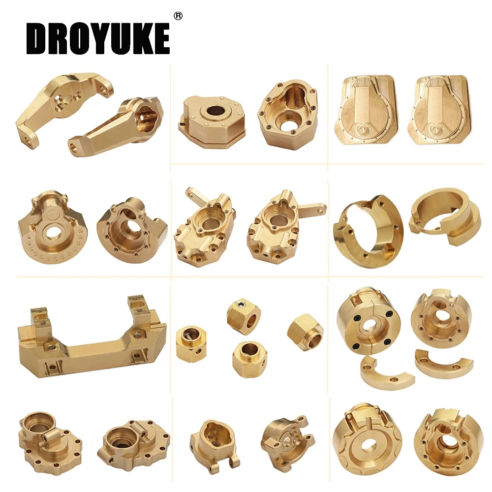 Droyuke, тяжелая латунная противовесная модель, держатель бампера, осевое крепление для RC Crawler TRAXXAS TRX4 TRX6, обновленные детали
Droyuke, тяжелая латунная противовесная модель, держатель бампера, осевое крепление для RC Crawler TRAXXAS TRX4 TRX6, обновленные детали