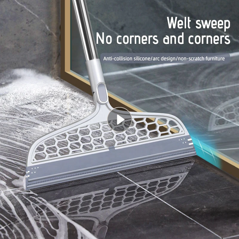 Magic Silicone Broom Bathroom Silicone Floor Wiper Pet Hair Dust Remover Brooms Floor Cleaning Scraper Household Cleaning Tools
Magic Silicone Broom Bathroom Silicone Floor Wiper Pet Hair Dust Remover Brooms Floor Cleaning Scraper Household Cleaning Tools