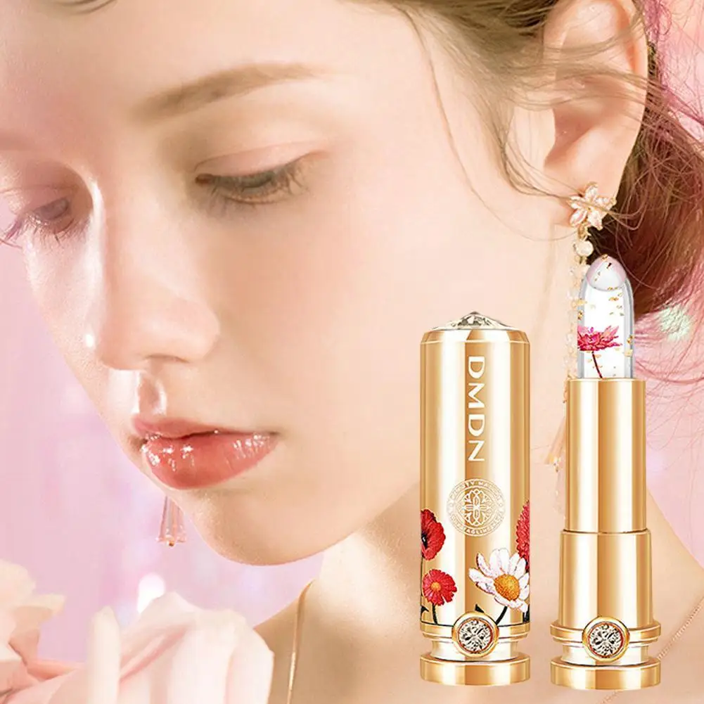 Moisturizer Lip Gloss Transparent Jelly Flower Lipstick Change Makeup Lip Temperature Makeup Waterproof Balm Tool Color Cos X1G5
Moisturizer Lip Gloss Transparent Jelly Flower Lipstick Change Makeup Lip Temperature Makeup Waterproof Balm Tool Color Cos X1G5