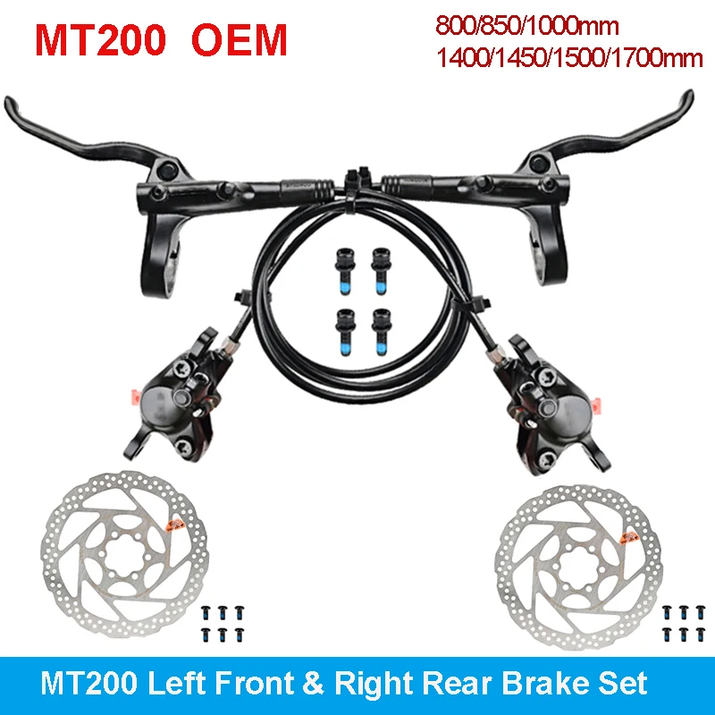 MT200 Bicycle Hydraulic Brake Set 850/1000/1450/170mm MTB Disc Brake MT315 Bike Parts Bicycle Accessories for Shimano
MT200 Bicycle Hydraulic Brake Set 850/1000/1450/170mm MTB Disc Brake MT315 Bike Parts Bicycle Accessories for Shimano