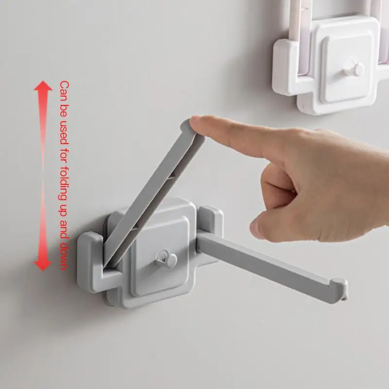 Household Storage Rack Moisture-proof Wall-mounted Folding Clothes Rack Waterproof Wholesale Hole-free Finishing Hook Bracket
Household Storage Rack Moisture-proof Wall-mounted Folding Clothes Rack Waterproof Wholesale Hole-free Finishing Hook Bracket