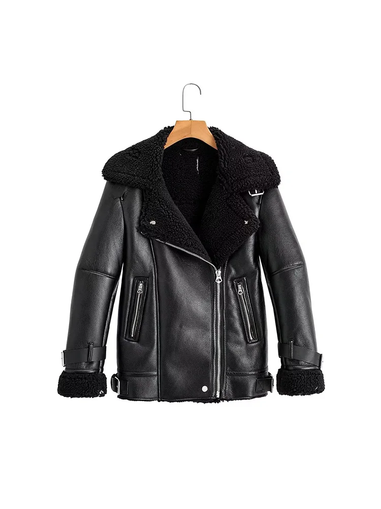 BM&MD&ZA Women 2022 Winter Fashion Fur integration warm Jacket Coat Vintage Long Sleeve zipper Female Outerwear Chic Overshirt
BM&MD&ZA Women 2022 Winter Fashion Fur integration warm Jacket Coat Vintage Long Sleeve zipper Female Outerwear Chic Overshirt