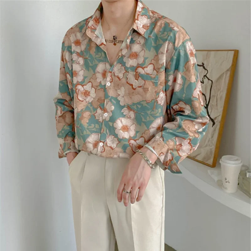 Fashion Street Apparel Retro Hong Kong Flower Shirt Loose and Luxury Spring/Summer Thin Long Sleeve Shirt Men's Clothing E0009
Fashion Street Apparel Retro Hong Kong Flower Shirt Loose and Luxury Spring/Summer Thin Long Sleeve Shirt Men's Clothing E0009