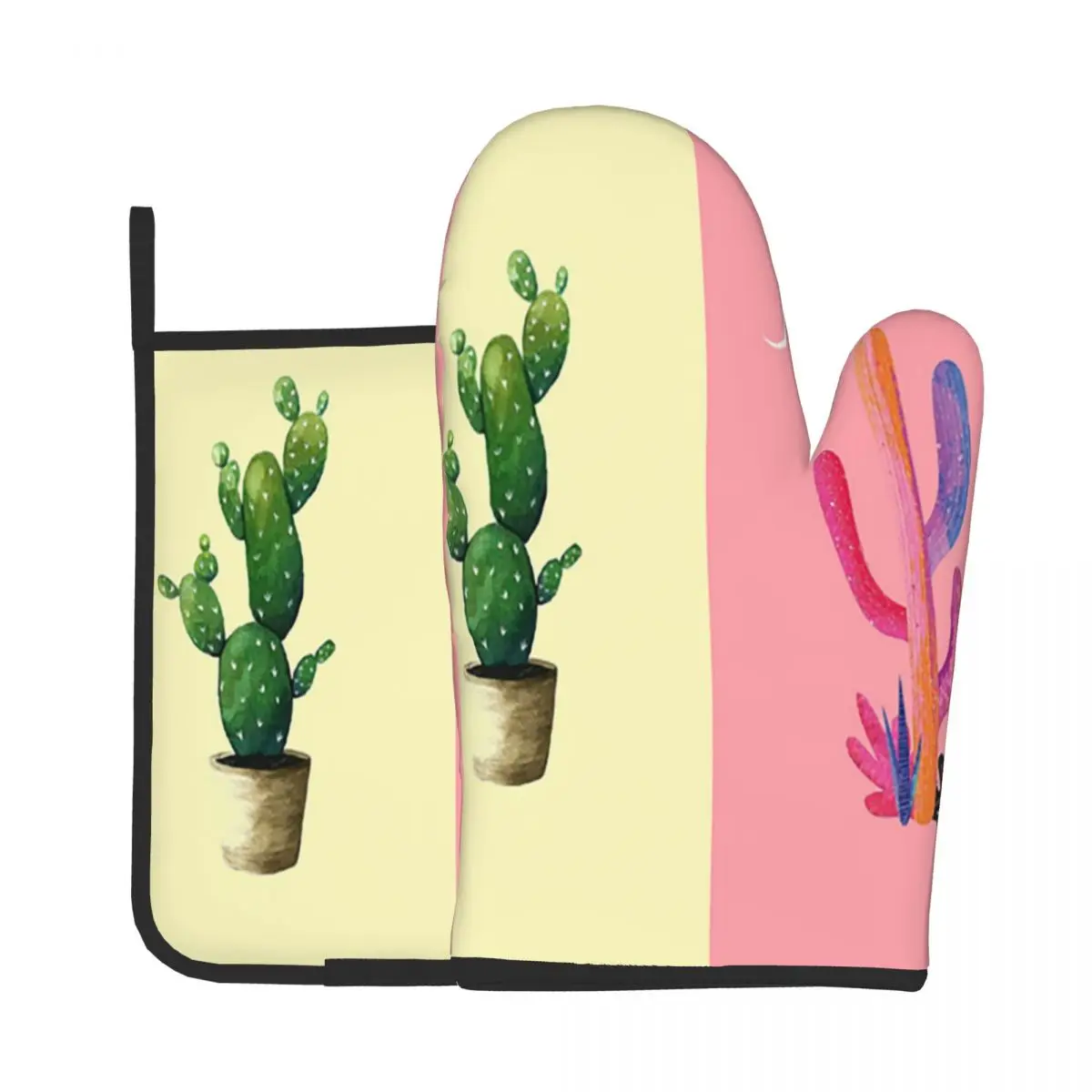 Cactus Green Plant Potholder Pad Kitchen Baking Oven Cooking Gloves Microwave Insulation Pad Oven Mitts Polyester Gloves
Cactus Green Plant Potholder Pad Kitchen Baking Oven Cooking Gloves Microwave Insulation Pad Oven Mitts Polyester Gloves