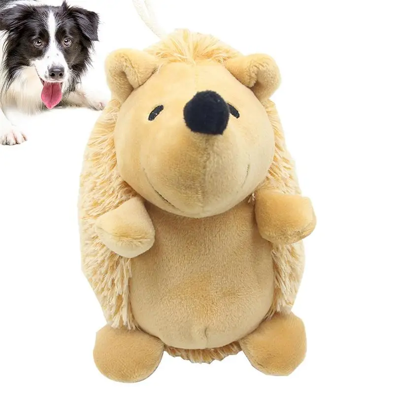 

Dog Squeaky Hedgehog Dog Plush Toy Dog Teething Toys Puppy Chew Toys For Teething Aggressive Dog Toy Plush For All Kinds Of Pets