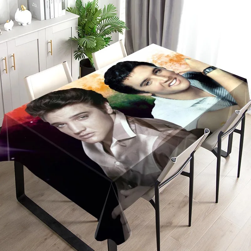 Beautiful Elvis Presley Customize Many Sizes Kitchen Tablecloth Korean Interior Dining Table Decor Anti-Stain Table Covers 0905p
Beautiful Elvis Presley Customize Many Sizes Kitchen Tablecloth Korean Interior Dining Table Decor Anti-Stain Table Covers 0905p