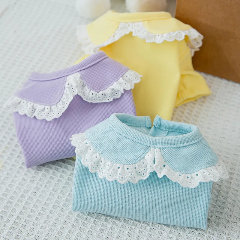 Dog Clothes Spring Summer Shirt for Small Medium Cat Puppy Lace T-shirt Yorkshire Terrier Pomeranian Maltese Bichon Clothing
Dog Clothes Spring Summer Shirt for Small Medium Cat Puppy Lace T-shirt Yorkshire Terrier Pomeranian Maltese Bichon Clothing